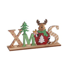 Decoraciones de Muñeco de Nieve de Madera, Soporte para Letras SNW, Decoración Navideña para el Hogar, Artesanía de Madera de Paulownia, 20x10x1cm - Product Image 3