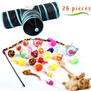 <strong>Cat</strong> Ball Toy 21 Pcs <strong>T</strong> Shape Channel <strong>Cat</strong> Toy Stick Interactive Ball Toys for Indoor <strong>Cats</strong> - Product Image 2