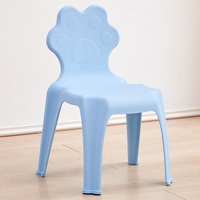 Chaise pliable pour enfants en PP écologique, motif griffe de chat, pour bébés et enfants, idéale pour les maternelles et les garderies