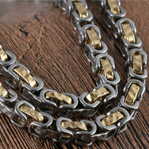 Unisex Zinc Alloy Chain <b>Necklace</b> Geometric U Shape 11cm Extended Gift Jewelry - Product Image 3