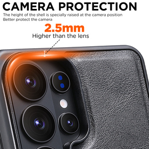 Funda Protectora para Teléfono con Carga Inalámbrica Magnética de Cuero Sintético con Acabado Esmerilado SUTENI para <span class=keywords><strong>Samsung</strong></span> <span class=keywords><strong>Galaxy</strong></span> S26 Ultra S25 S24 S23 S22 - Product Image 3
