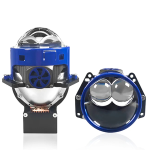 1000W เลเซอร์คู่ Bi แอลอีดีโปรเจคเตอร์3.0 LED Bi เลเซอร์โปรเจคเตอร์เลนส์แสงเลเซอร์ไฟตัดหมอกสำหรับรถยนต์ไฟสูงต่ำ6000K <span class=keywords><strong>สี</strong></span><span class=keywords><strong>ขาว</strong></span> - Product Image 1