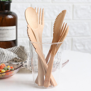 <span class=keywords><strong>Cubiertos</strong></span> de bambú ecológicos con bolsa, tenedor de madera y cuchara, juego de palillos - Product Image 6