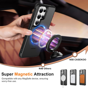 360 °   Anillo Giratorio Magnético para Funda <span class=keywords><strong>de</strong></span> Teléfono <span class=keywords><strong>Samsung</strong></span> S26 Ultra/S26, Soporte Metálico Integrado y Anillo <span class=keywords><strong>de</strong></span> Soporte, Resistente a Impactos - Product Image 3