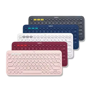 Logitech K380 Multi-device Wireless <b>Keyboard</b> Portable Ultra-thin <b>Keyboards</b> for Windows Mac Chrome IOS Android - Product Image 1