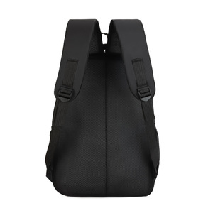 Casual <b>Backpack</b> <b>Large</b> Capacity Durable Wear Resistant For Men Students Commuter Business Laptop Bag Solid Color Shoulder Straps - Product Image 2
