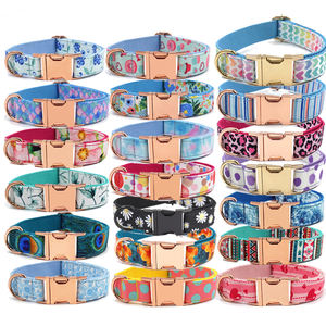 Venta al por mayor de collares de perro personalizados <span class=keywords><strong>collar</strong></span> de cachorro nombre personalizado logotipo duradero ajustable impresión gato mascota <span class=keywords><strong>Collar</strong></span> colección - Product Image 1