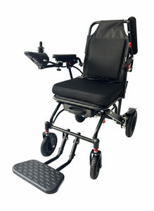 Silla de Ruedas Eléctrica Ligera de Aluminio, Plegable con Batería de Litio de 9.8 kg, Portátil para Adultos con Discapacidad - Product Image 3