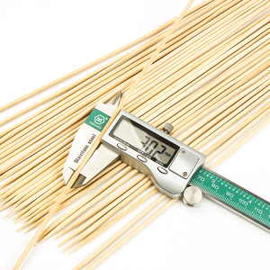 Worthbuy — baguettes de bambou rondes, 30cm, vente en gros, Palito churasco - Product Image 5