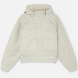 Chaqueta Deportiva para Hombre, Cortavientos Técnica con Ribete Reflectante, Ligera, de Nailon Ripstop con Forro de Malla y Capucha, para Senderismo - Product Image 1