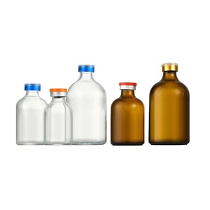 8ml 10ml 20ml 30ml 50ml <span class=keywords><strong>100ml</strong></span> hổ phách rõ ràng vô trùng tiêm đúc mỹ phẩm Tinh chất lọ thủy tinh với cao su Stopper nút chai - Product Image 1