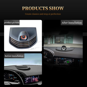 Cubierta Decorativa para el Cronómetro del Porsche Taycan 2020-2021, Accesorios Interiores para el Tablero - Product Image 3