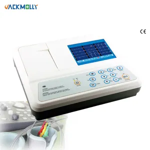 Máquina de ECG con pantalla a color, pantalla táctil digital de 3 CANALES, ECG 12 con plomo, precio barato, con base en PC, a color, con pantalla de ECG, a precio barato, a la venta, al por mayor