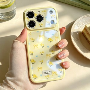 เคสโทรศัพท์ลายดอกลิลลี่เคลือบเงา ดีไซน์ใหม่ล่าสุดสำหรับสาวๆ สำหรับ iPhone 13 14 15 16 17 pro max ป้องกันรอยขีดข่วน - Product Image 1