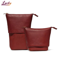 Sac de rangement pour pinceaux de maquillage de voyage de luxe en cuir PU de qualité supérieure, portable, pour les artistes professionnels