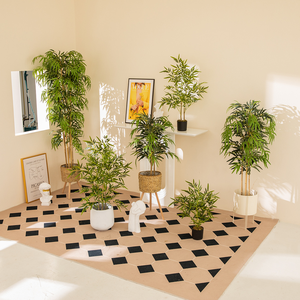 180cm Extérieur Faux Bambou Doré Bonsaï <span class=keywords><strong>En</strong></span> <span class=keywords><strong>Pot</strong></span> Écran <span class=keywords><strong>En</strong></span> Bambou Artificiel <span class=keywords><strong>Arbre</strong></span> <span class=keywords><strong>En</strong></span> Bambou Artificiel - Product Image 5