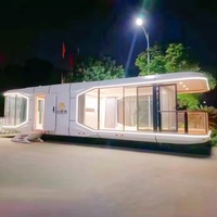 2025 Maison Conteneur Écologique Moderne, Préfabriquée, Petite Maison Mobile, Cabine Tendance, Pod Dirigeable Mini Hôtel, Maison Capsule Spatiale