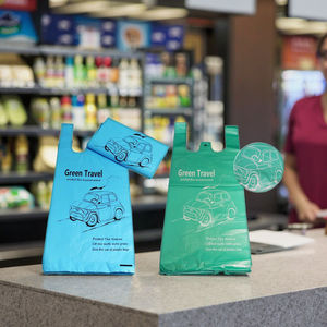 ถุงใส่เสื้อยืดพิมพ์ลายสำหรับบรรจุภัณฑ์แฟชั่นสำหรับซื้อของชำดำเนินการบรรจุภัณฑ์ - Product Image 5