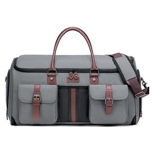 Free sample Travel <b>Weekend</b> <b>Bag</b> with Shoe Pouch <b>for</b> <b>Men</b> and Women, Large Duffel <b>Bag</b>, Wholesale Carry-on Garment <b>Bag</b> - Product Image 4