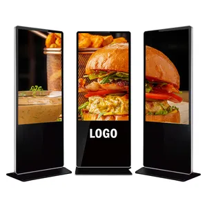 49 inches stand floor digital signage lcd video wall digital signage led vide 128G/256G/512G/1T SSD shopping mall