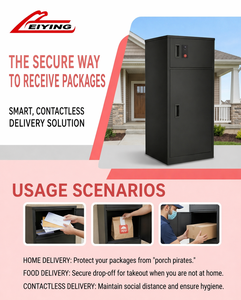 Receptor <span class=keywords><strong>de</strong></span> Paquetes Inteligente y Seguro con Videoportero, Buzón Exterior para Paquetes, Caja <span class=keywords><strong>de</strong></span> Entrega Digital Inalámbrica - Product Image 3
