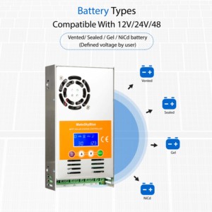 MakeSkyBlue Model 30A-V123 小型精准30A <span class=keywords><strong>96V</strong></span> MPPT太阳能充电控制器自动识别电池电压1200W - Product Image 5