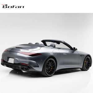 Kit carrosserie style SL63 <span class=keywords><strong>AMG</strong></span> pour <span class=keywords><strong>AMG</strong></span> SL R232 <span class=keywords><strong>2022</strong></span>+ – Pare-chocs avant, diffuseur arrière, jupes latérales – Ajustement direct, ABS non peint - Product Image 3