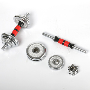 Ensemble d'haltères réglables en fonte de 15kg, poids libre avec bielle utilisée comme haltère d'entraînement de gymnastique - Product Image 4