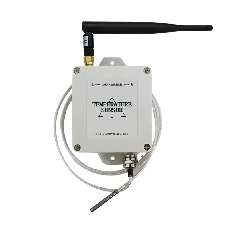 Battery Replaceable Wireless Temperature Transmitter PT100 Lora Temperature Sensor