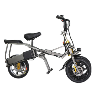 Bicicleta eléctrica plegable de 3 ruedas para adultos y niños, neumático ancho de 14 pulgadas, portátil y rápido, para ciclismo de montaña - Product Image 2