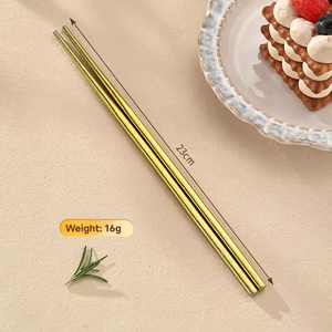 Baguettes colorées en titane pur, antidérapantes, résistantes aux hautes températures, baguettes à <span class=keywords><strong>sushi</strong></span>, baguettes antibactériennes Ice Flower - Product Image 5