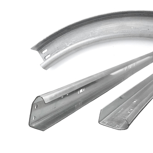 Glijdende Gebogen Garagedeur Rail Geleider Horizontale Verticale Gegalvaniseerde Stalen Garagedeur Track - Product Image 1