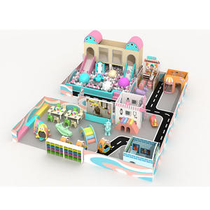 <span class=keywords><strong>Parque</strong></span> <span class=keywords><strong>de</strong></span> <span class=keywords><strong>Atracciones</strong></span> <span class=keywords><strong>Dreamland</strong></span>, Equipo <span class=keywords><strong>de</strong></span> Juegos Interior para Niños, Set <span class=keywords><strong>de</strong></span> Juegos Suaves con Castillo Inflable y Calle Comercial - Product Image 1