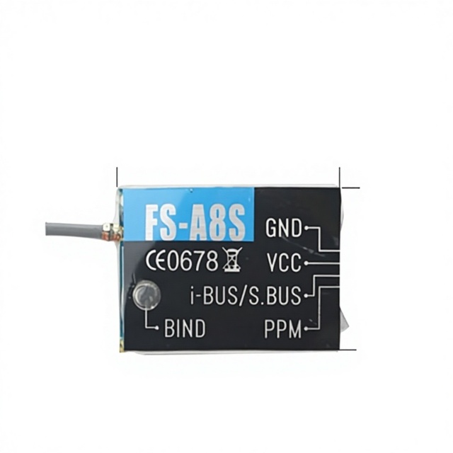 FLYSKY 8-Channel FS-A8S 2.4G PPM IBUS SBUS Receiver for Beginners