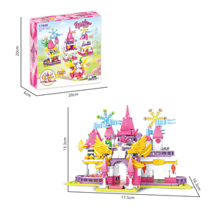 Woma <strong>Toys</strong> 4-in-1 Princess Castle <strong>Building</strong> <strong>Blocks</strong> Set Kit for Birthday Gifts (11829) - Product Image 6