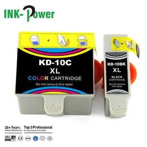 INK-POWER 10 XL 10XL 10XLBK 10XLC Premium Color Black Compatible Inkjet Ink Cartridge For Kodak ESP 3 5 7 9 3250 Printer