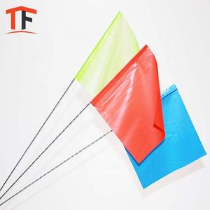 En gros Meilleure Vente 4 "X 5" X 21 "Pouces Pvc Construction Marquage Signe <span class=keywords><strong>Paysage</strong></span> Irrigation Pelouse Drapeaux - Product Image 4