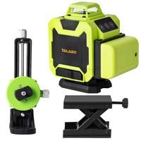Niveau laser 4D extérieur 16 lignes auto-nivelant sans fil télécommande 360 lignes horizontales et verticales croisées niveau laser vert