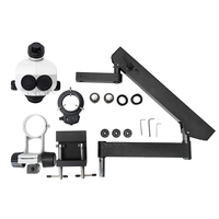 LHISM Simul-Focal Adjustable Arm Ent Operation Practice Microscopio Operating Trinocular Stereo Microscope for Practicing