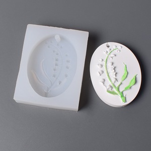Stampo in <span class=keywords><strong>silicone</strong></span> per ciondoli a forma di fiore di margherita, fai da te, per candele fatte a mano, gesso profumato, ciondoli a forma di orchidea, Phalaenopsis, irregolare, Cina - Product Image 3