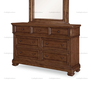 Cadre de lit en bois massif de style américain classique européen <span class=keywords><strong>avec</strong></span> rangement, ensembles de meubles de chambre à coucher pour appartement - Product Image 5