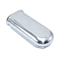 Pelle à capot en aluminium de style Hilborn à ailettes pour glucides quadruples polis