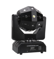 16 pièces 3-en-1 Laser RGB Stroboscope Scénique Effet Lumineux DMX LED Tête Mobile pour DJ, Boule Disco, Spectacle et Fête