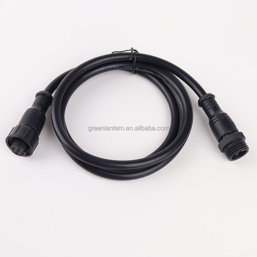 noir - rallonge 5 conducteurs (1m)