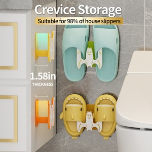 <span class=keywords><strong>Salle</strong></span> <span class=keywords><strong>de</strong></span> <span class=keywords><strong>bain</strong></span> moderne rangement <span class=keywords><strong>de</strong></span> pantoufles étagère à chaussures cuisine multifonctionnelle <span class=keywords><strong>haute</strong></span> qualité gain <span class=keywords><strong>de</strong></span> place étagère à serviettes murale en plastique - Product Image 3