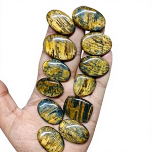 Gemas FAIJAN de Alta Calidad, Cabujón Azul Neelite, Gema Natural Suelta para Joyería, Certificada por Terceros, Origen Rajasthan - Product Image 1