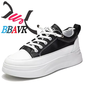 Zapatillas Deportivas Casuales para Caminar al Aire Libre, Antideslizantes, Blancas y Negras, para Mujer - Product Image 5