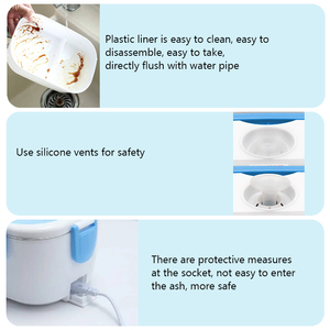 Precio de fábrica Gran capacidad Fácil de llevar Calentamiento rápido Contenedores de calentamiento de alimentos Fiambreras calentadas - Product Image 3