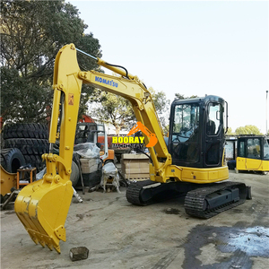 Mini-pelle sur chenilles Komatsu PC50 d'occasion, 5 tonnes, modèle PC50MR-2, avec moteur, pompe et boîte de vitesses PLC, performance longue durée, 2022 - Product Image 3