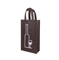 Sac de transport pour vin personnalisable et réutilisable, 2-4-6 bouteilles, en tissu non tissé avec séparateurs, matériau tissé durable, impression de logo personnalisée